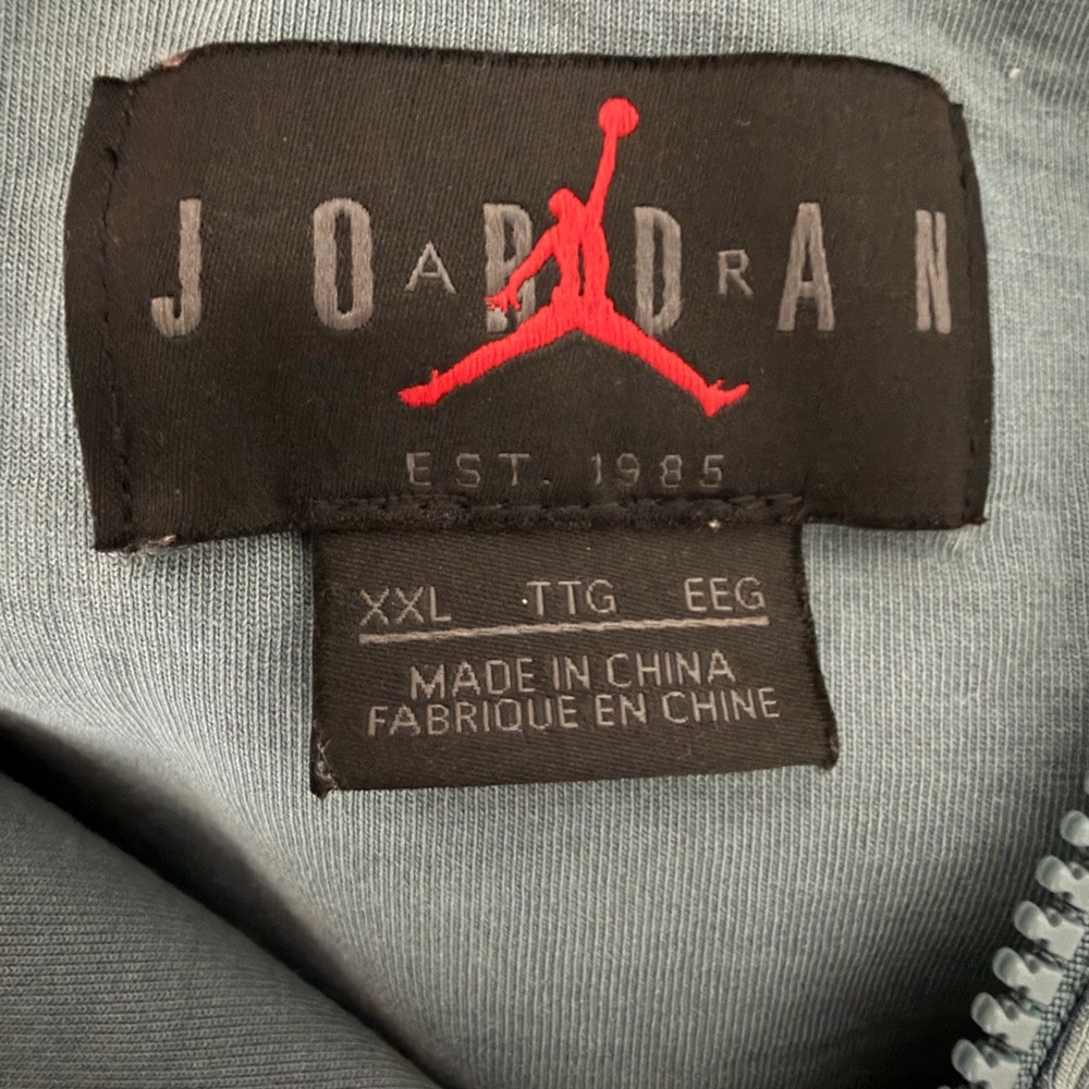 Nike Jordan Blue Pullover Hoodie - Picture 5 of 6